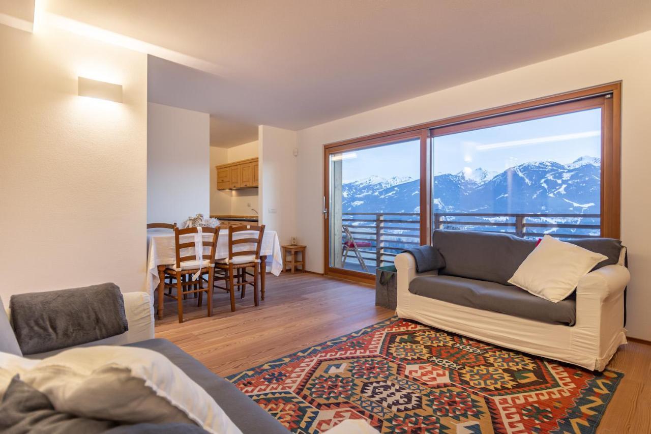 Chalet Schwarzhorn Appartement Varena Buitenkant foto