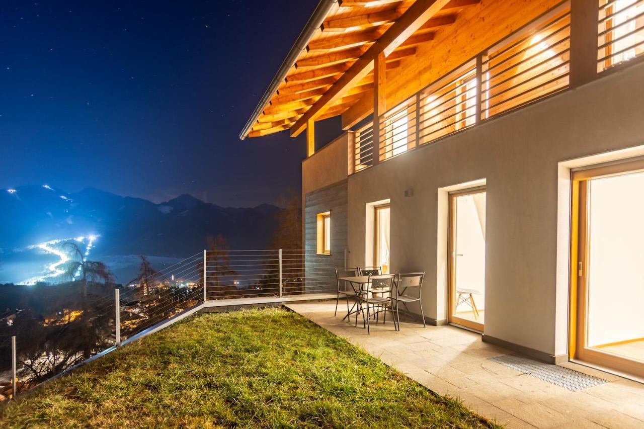 Chalet Schwarzhorn Appartement Varena Buitenkant foto